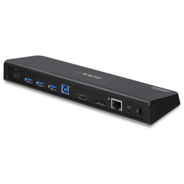 StarTech.com USB 3.0 Dock, Dual Monitor met HDMI & 4K DisplayPort, USB 3.0 naar 4x USB-A, Ethernet, HDMI en DP, Universeel USB Type A Laptop Docking Station voor Mac & Windows (USB3DOCKHDPC) 1/13 StarTech.com USB 3.0 Dock, Dual Monitor met HDMI & 4K DisplayPort, USB 3.0 naar 4x USB-A, Ethernet, HDMI en DP, Universeel USB Type A Laptop Docking Station voor Mac & Windows (USB3DOCKHDPC)