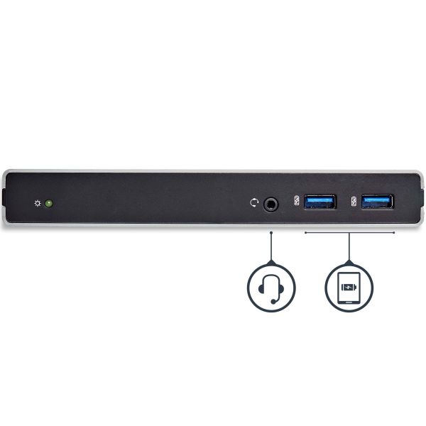 StarTech.com Dual-monitor USB 3.0 docking station met DVI en verticale standaard (USB3SDOCKDD) StarTech.com Dual-monitor USB 3.0 docking station met DVI en verticale standaard (USB3SDOCKDD)