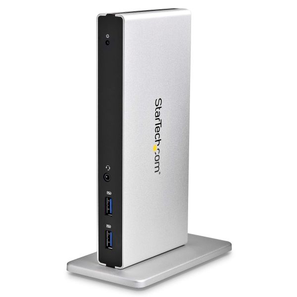 StarTech.com Dual-monitor USB 3.0 docking station met DVI en verticale standaard (USB3SDOCKDD)