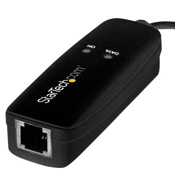 StarTech.com USB 2.0 Fax Modem, 56K Externe Hardware Dial Up V.92 Modem/Dongle/Adapter, Computer/Laptop Fax Modem, USB naar Telefoonaansluiting, USB Data Modem, Netwerk Fax/CMR/POS (USB56KEMH2)