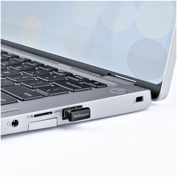 StarTech.com USB Bluetooth 5.0 Adapter, USB Bluetooth Dongle voor PC/Computer/Laptop/Toetsenbord/Muis, BT 5.0 Adapter voor Headsets, Mini USB Bluetooth Receiver, Windows/Linux (USBA-BLUETOOTH-V5-C2)