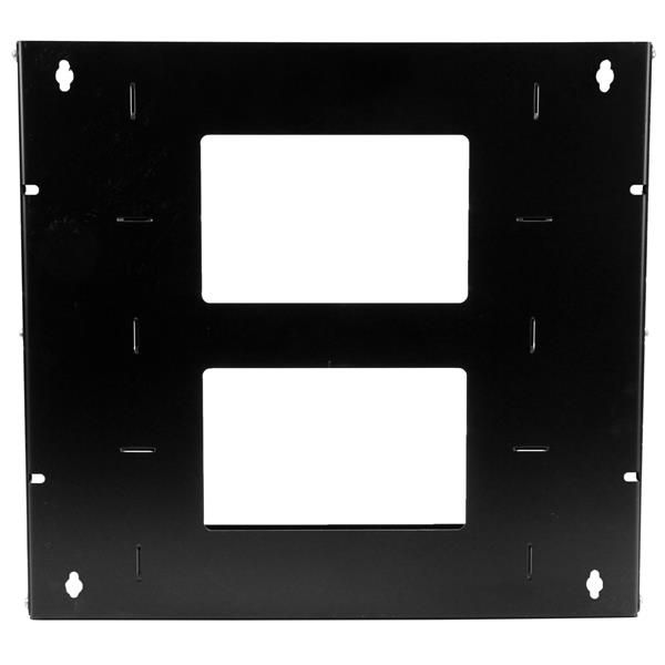 StarTech.com 2 Post 8U Open Frame Wandmonteerbare Server rack met Ingebouwd Schap, Verstelbare Diepte, Netwerk rack voor Data/AV/Electronica/Computer Apparatuur, Compacte Server Rack, TAA Compliant (WALLSHELF8U)