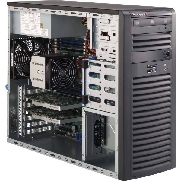 Supermicro SC732D4-903B Midi Tower Zwart 900 W (CSE-732D4-903B)