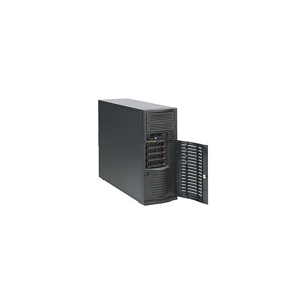 Supermicro SuperChassis 733TQ-668B Midi Tower Zwart 668 W (CSE-733TQ-668B)