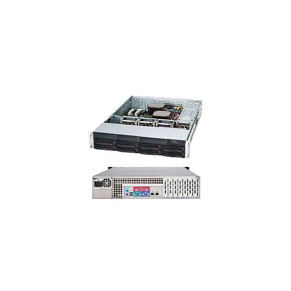 Supermicro SC825TQ-600LPB Rack Zwart 600 W (CSE-825TQ-600LPB)