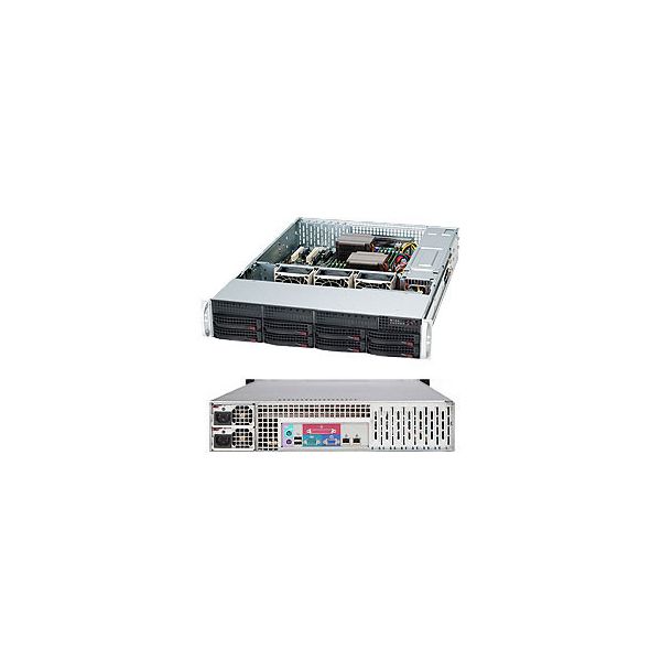 Supermicro SuperChassis 825TQC-R1K03LPB Rack Zwart 1000 W (CSE-825TQC-R1K03LPB)