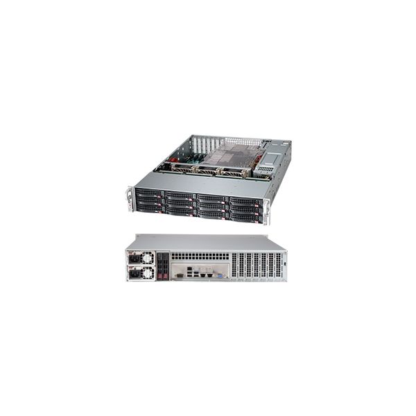 Supermicro CSE-826BA-R920LPB computerbehuizing Rack Zwart 920 W (CSE-826BA-R920LPB)