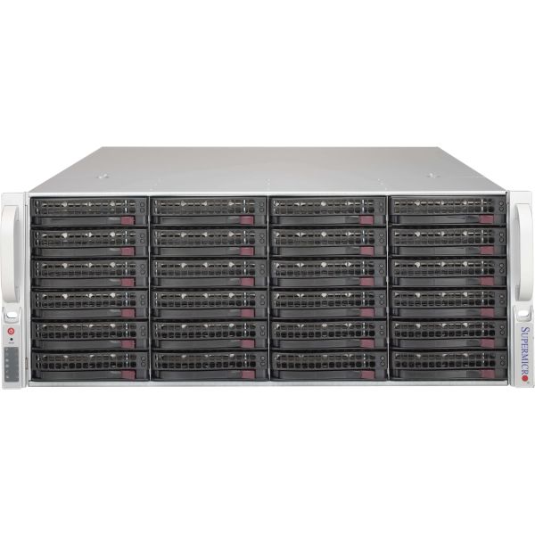 Supermicro SuperChassis 846BE1C-R1K03JBOD disk array Rack (4U) Zwart (CSE-846BE1C-R1K03JBOD)