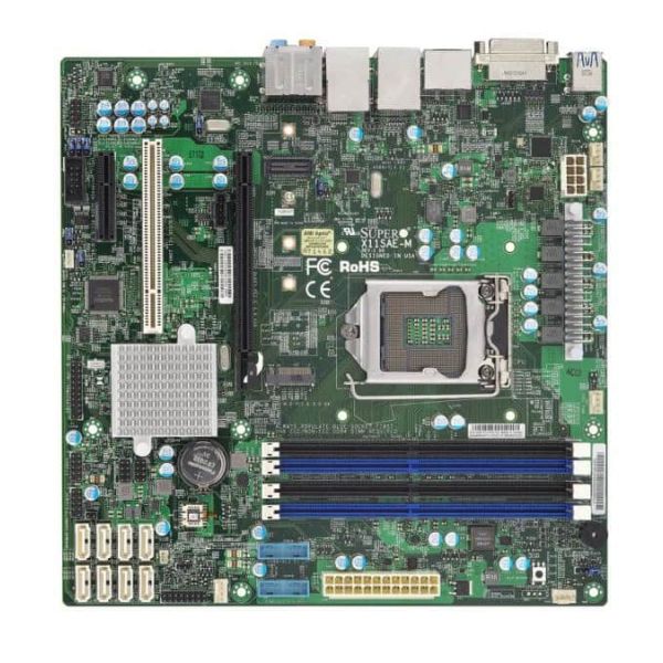 Supermicro X11SAE-M Intel® C236 LGA 1151 (Socket H4) micro ATX (MBD-X11SAE-M-O)
