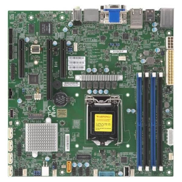 Supermicro X11SCZ-F Intel C246 LGA 1151 (Socket H4) ATX (MBD-X11SCZ-F-B) Supermicro X11SCZ-F Intel C246 LGA 1151 (Socket H4) ATX (MBD-X11SCZ-F-B)