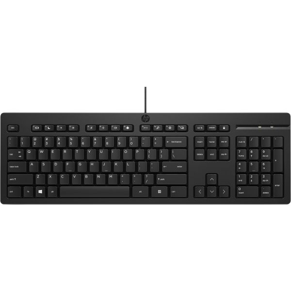 HP 125 toetsenbord met kabel (266C9AA#ABH)