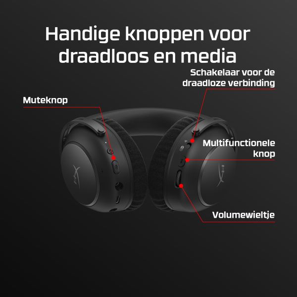 HyperX Cloud Alpha 2 - Wireless Gaming Headset (AJ5C7AA) HyperX Cloud Alpha 2 - Wireless Gaming Headset (AJ5C7AA)