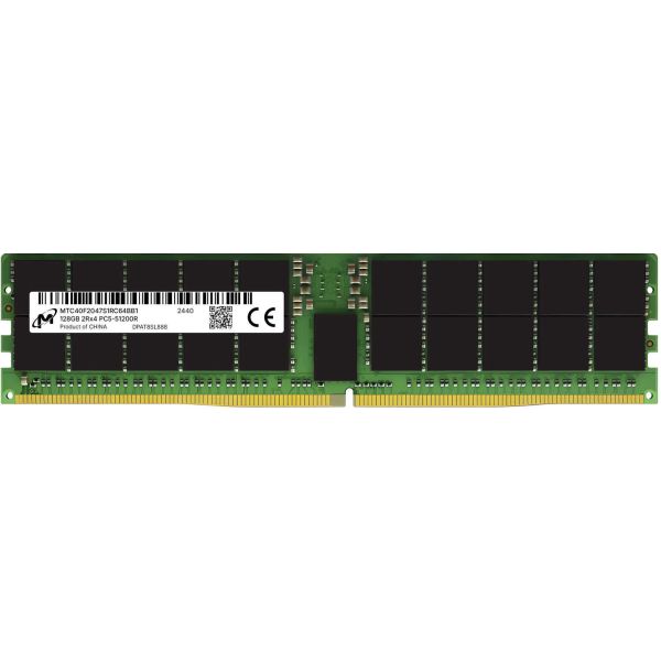 Micron RDIMM 128GB DDR5-6400 2Rx4 ECC Registered (MTC40F2047S1RC64BR)