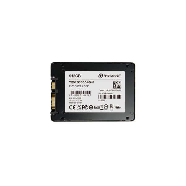 Transcend SSD460K 512GB 2.5" SATA3 (TS512GSSD460K-VS1)