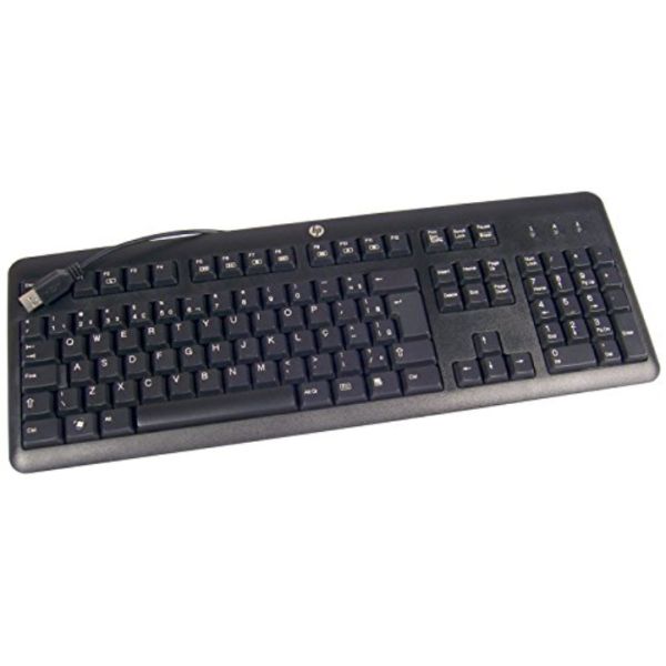 HP 672647-183 toetsenbord Kantoor USB Belgisch Zwart (672647-183)