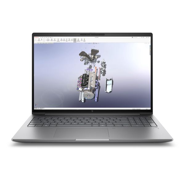 HP Zbook X G1i Wolf Pro Security Edition Intel Core Ultra 7 40,6 cm (16") WQUXGA 32 GB DDR5-SDRAM 1 TB SSD NVIDIA RTX PRO 1000 Blackwell Wi-Fi 7 (802.11be) Windows 11 Pro AI Workstation, AI PC Zilver (C4DC3EA#ABH)
