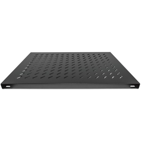 Intellinet 19" vaste plank, 1U, diepte 800 mm, zwaar uitgevoerd, max. 100 kg, zwart, 3 jaar garantie (712583)
