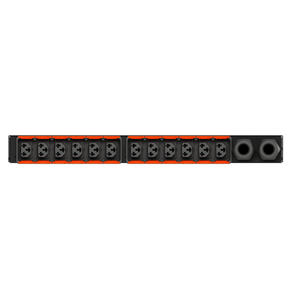 Vertiv Geist AG05M1R0-12CF13-2PS6PS6B211-D power distribution unit (PDU) 12 AC outlet(s) 0U Black (VA4G21A0)