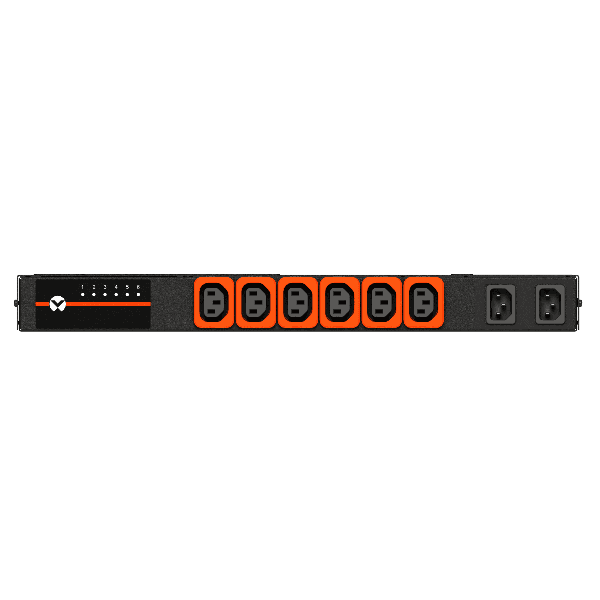 Vertiv Geist PDU 6x C14 0U Zwart (VA6U11A0)