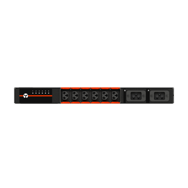 Vertiv Geist AUR5M1R5-06CF17-2C20C20A900-D power distribution unit (PDU) 6 AC outlet(s) 0U Black (VA6U21A0)