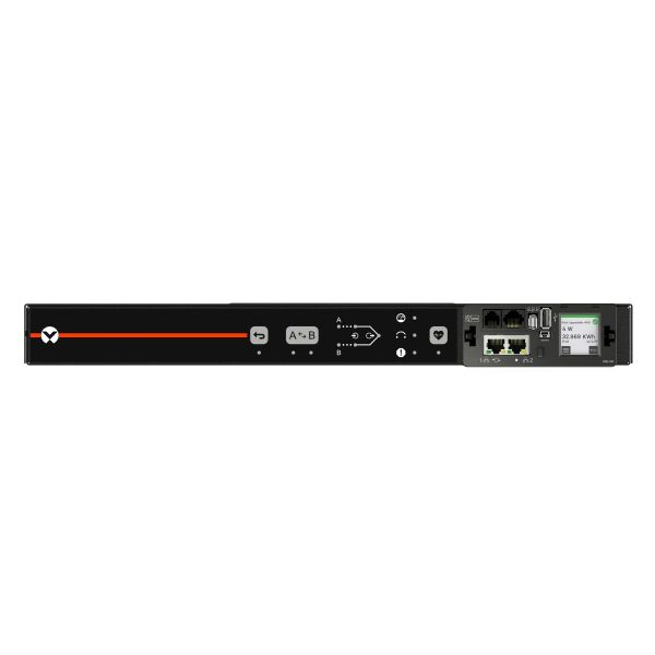 Vertiv Geist VA7U21A0 energiedistributie 6 AC-uitgang(en) 1U Zwart (VA7U21A0)