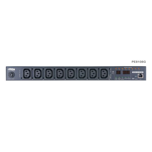 ATEN 15A/10A 8-uitgangen 1U gemeten en geschakeld eco PDU (PE8108G-ATB-G)