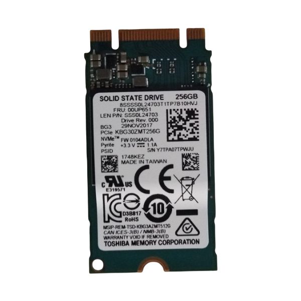 Lenovo 00UP651 internal solid state drive 256 GB M.2 PCI Express 3.0 (00UP651)