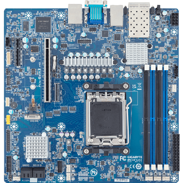 Gigabyte MC13-LE3 microATX Server Moederbord AMD Ryzen 9000/7000 (9MC13LE3MR-000)