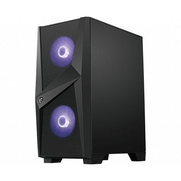 MSI MAG Forge 100M Midi Tower Zwart, Transparant (MAG FORGE 100M) MSI MAG Forge 100M Midi Tower Zwart, Transparant (MAG FORGE 100M)