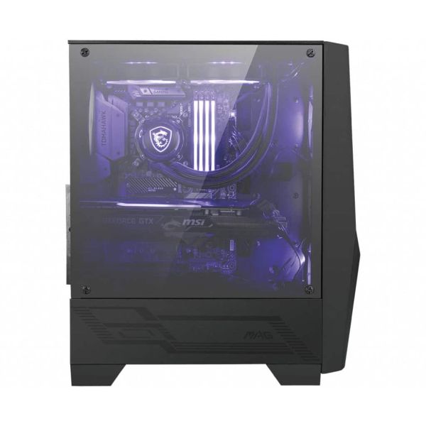 MSI MAG Forge 100M Midi Tower Zwart, Transparant (MAG FORGE 100M) MSI MAG Forge 100M Midi Tower Zwart, Transparant (MAG FORGE 100M)