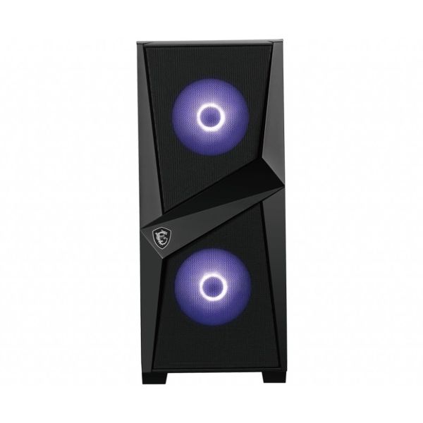 MSI MAG Forge 100M Midi Tower Zwart, Transparant (MAG FORGE 100M)