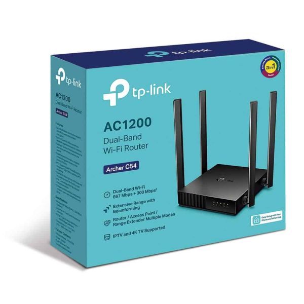 TP-Link Archer C50 V6 draadloze router Fast Ethernet Dual-band (2.4 GHz / 5 GHz) Zwart, Wit (ARCHER C50 V6) TP-Link Archer C50 V6 draadloze router Fast Ethernet Dual-band (2.4 GHz / 5 GHz) Zwart, Wit (ARCHER C50 V6)