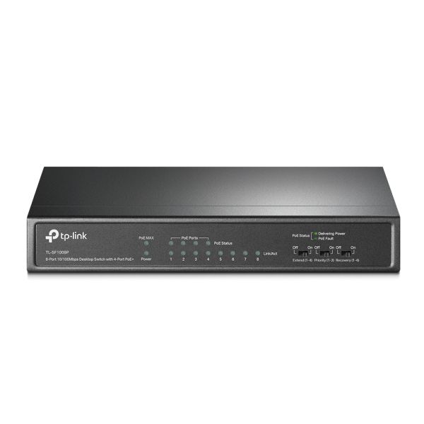 TP-Link TL-SF1008P 8-Poorts 10/100M PoE Switch (TL-SF1008P V4.0)