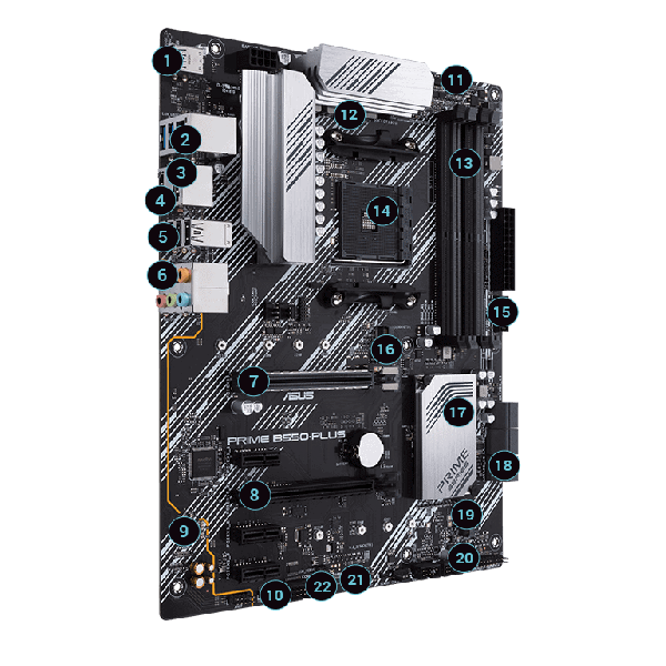 ASUS Prime B550-Plus ATX DDR4 (PRIMEB550-PLUS)