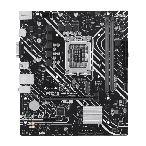 ASUS Prime H610M-K Micro-ATX DDR5 Motherboard (PRIMEH610M-K)