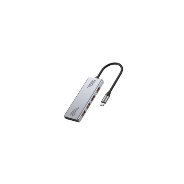 GEMBIRD USB-C 4-Port I/O Gub/UHB-CM-U310-C4-01 (UHB-CM-U310-C4-01)