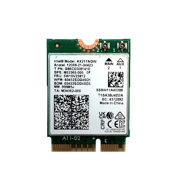 Intel Wireless-6 AX211 M.2 2230 CNVi (999M5J)
