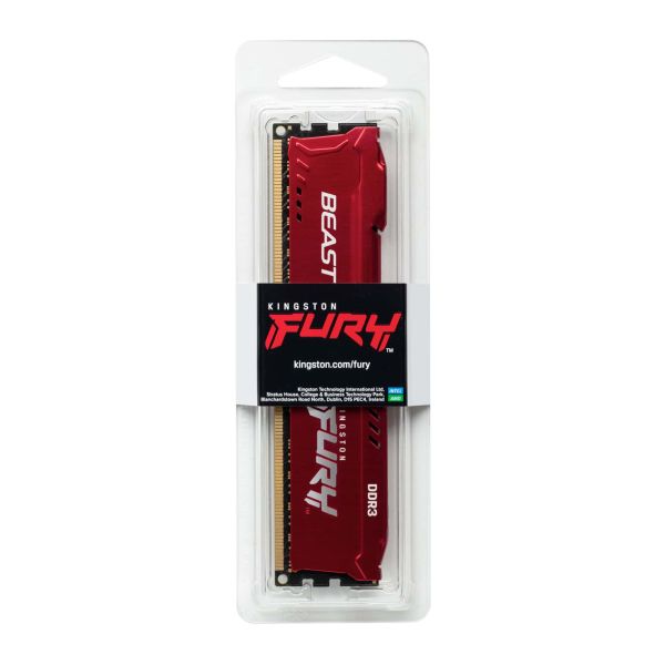 Kingston Technology FURY Beast geheugenmodule 8 GB 1 x 8 GB DDR3 240-pin DIMM (KF318C10BR/8) Kingston Technology FURY Beast geheugenmodule 8 GB 1 x 8 GB DDR3 240-pin DIMM (KF318C10BR/8)