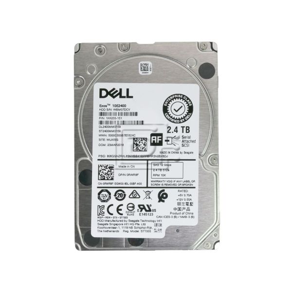 Seagate Exos 2.4TB 10K 12Gbps SAS (1D0F5)