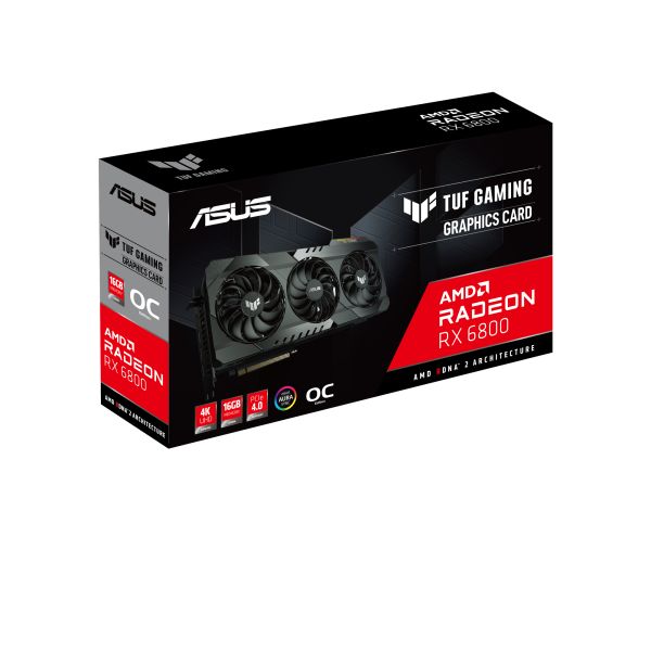 ASUS TUF Gaming TUF-RX6800-O16G-GAMING AMD Radeon RX 6800 16 GB GDDR6 (90YV0FM1-M0NA00)