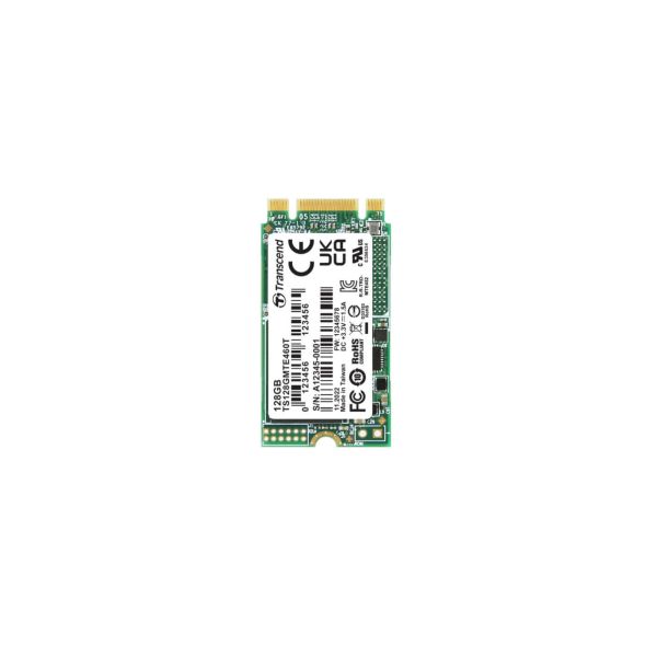 Transcend MTE460T 128GB Interne M.2 PCIe NVMe SSD 2242 Industrial (TS128GMTE460T)