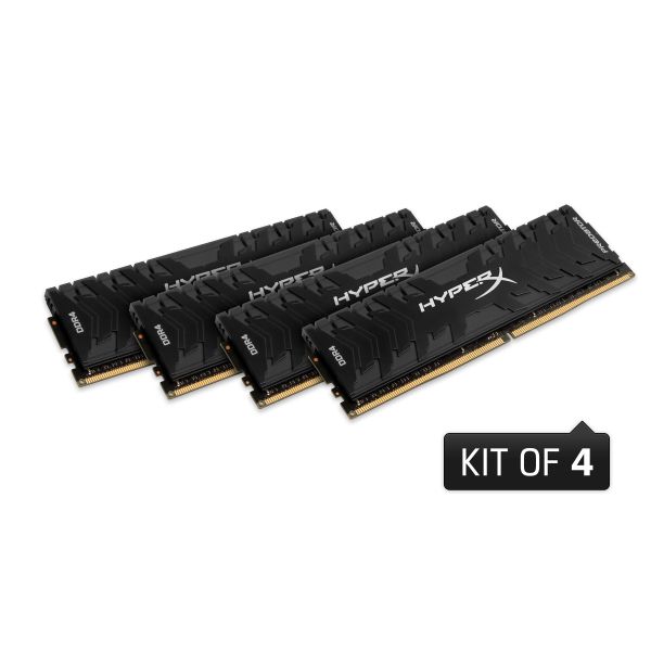 HyperX Predator 16GB 3000MHz DDR4 Kit geheugenmodule 4 x 4 GB 288-pin DIMM (HX430C15PB3K4/16)
