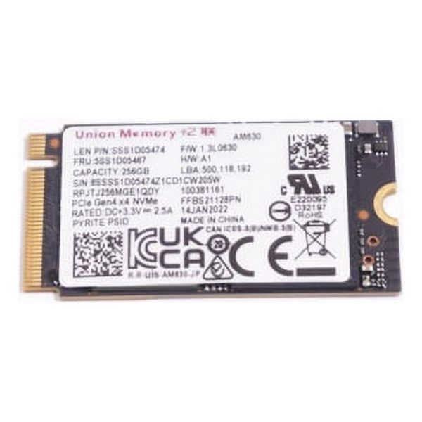 Lenovo SSD SAM PM9B1 256G 2242 PCIe (5SS1C09730) (5SS1C09730)