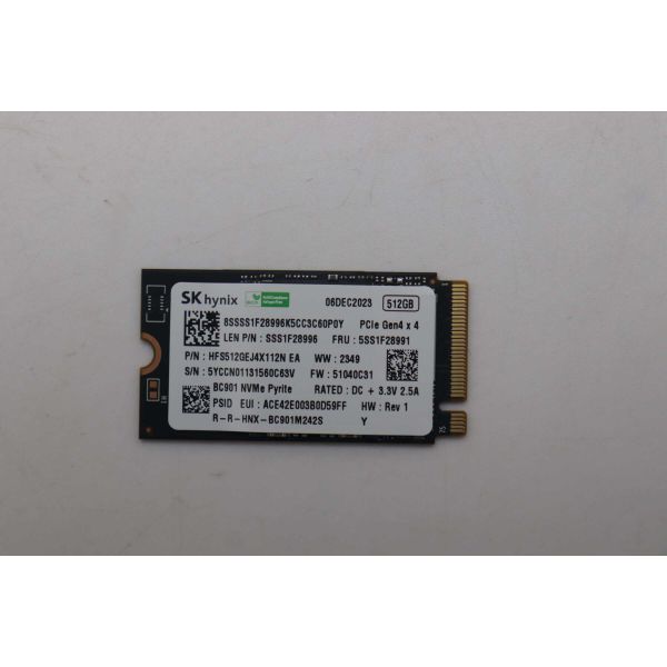 Lenovo SSD 256GB M.2 2242 PCIe Gen4 (5SS1F28987)