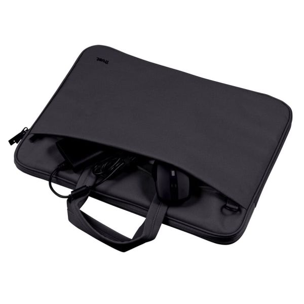 Trust Bologna 35,6 cm (14") Tas met bovensluiting Zwart (26207)