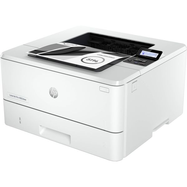 HP LaserJet Pro HP 4002dwe printer, Zwart-wit, Printer voor Kleine en middelgrote ondernemingen, Print, Draadloos; HP+; Geschikt voor HP Instant Ink; Printen vanaf een telefoon of tablet (2Z606E#B19)