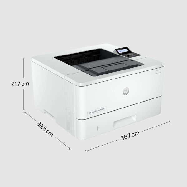 HP LaserJet Pro HP 4002dwe printer, Zwart-wit, Printer voor Kleine en middelgrote ondernemingen, Print, Draadloos; HP+; Geschikt voor HP Instant Ink; Printen vanaf een telefoon of tablet (2Z606E#B19)