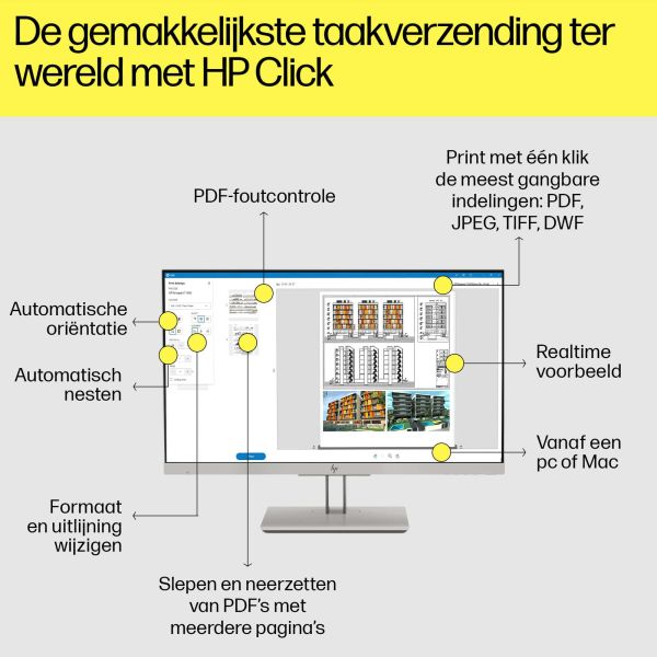 HP Designjet T1600 36-inch PostScript-printer (3EK11F#B19) HP Designjet T1600 36-inch PostScript-printer (3EK11F#B19)