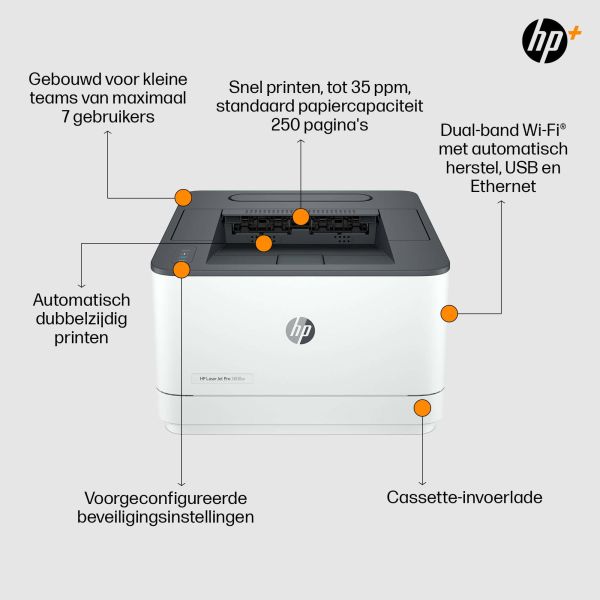 HP LaserJet Pro 3002dwe printer, Zwart-wit, Printer voor Kleine en middelgrote ondernemingen, Print, Dubbelzijdig afdrukken (3G652E#B19) HP LaserJet Pro 3002dwe printer, Zwart-wit, Printer voor Kleine en middelgrote ondernemingen, Print, Dubbelzijdig afdrukken (3G652E#B19)