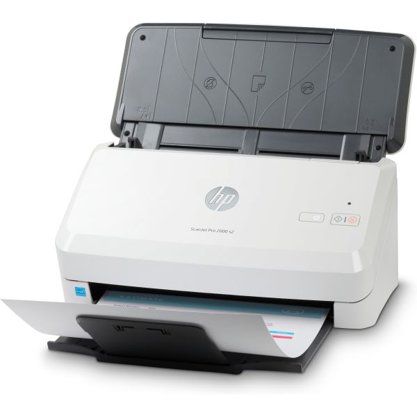 HP Scanjet Pro 2000 s2 Sheet-feed Scanner Paginascanner 600 x 600 DPI A4 Zwart, Wit (6FW06A#B19)